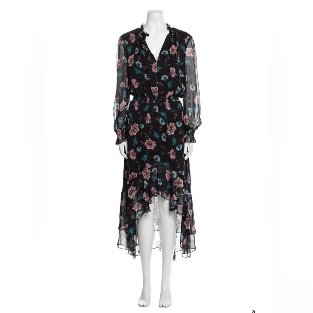 INTERMIX Silk Floral Dress